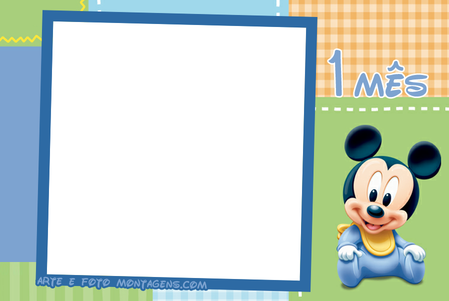 Álbum do Bebê - Mickey 01 Mes
