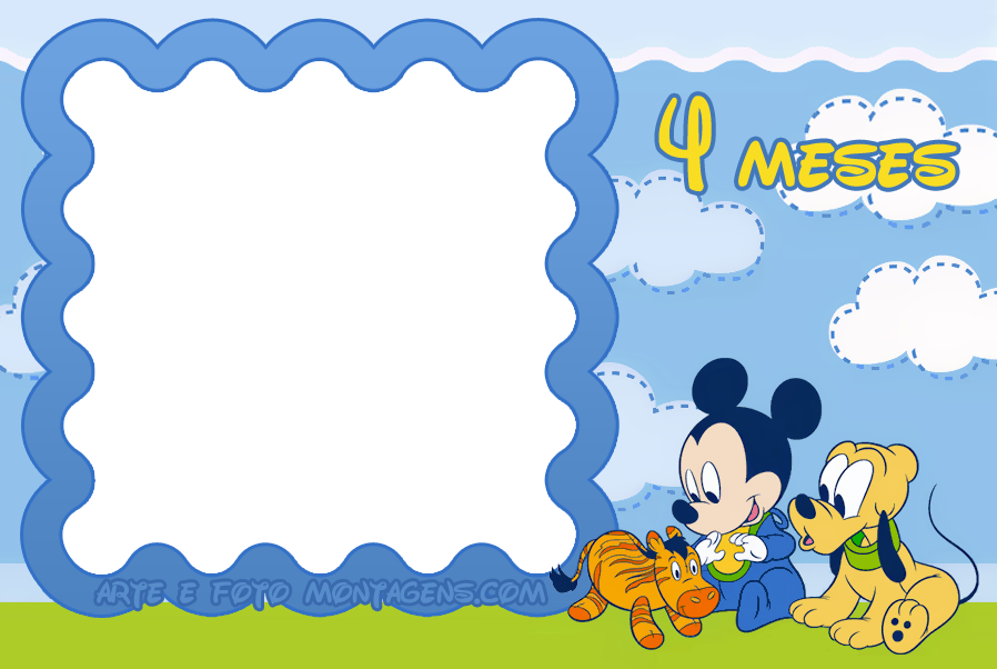 Álbum do Bebê - Mickey 04 Meses Álbum do Bebê - Mickey 04 Meses