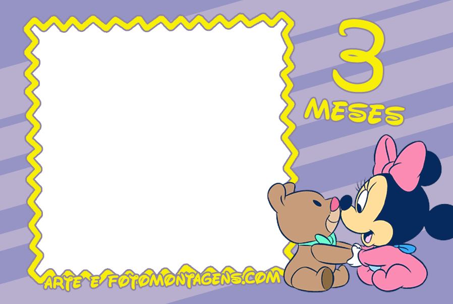 Álbum do Bebê - Minnie 03 Meses