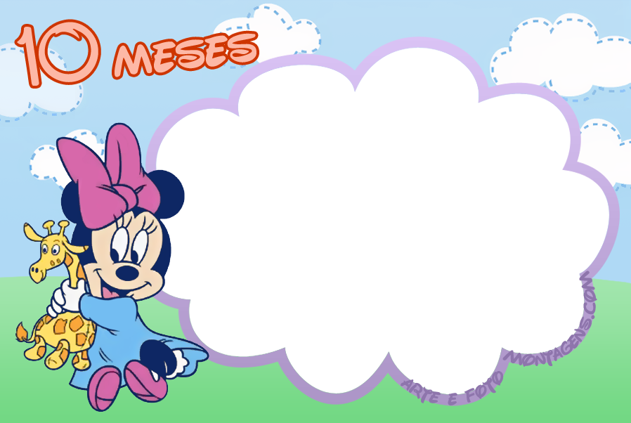 Álbum do Bebê - Minnie 10 Meses