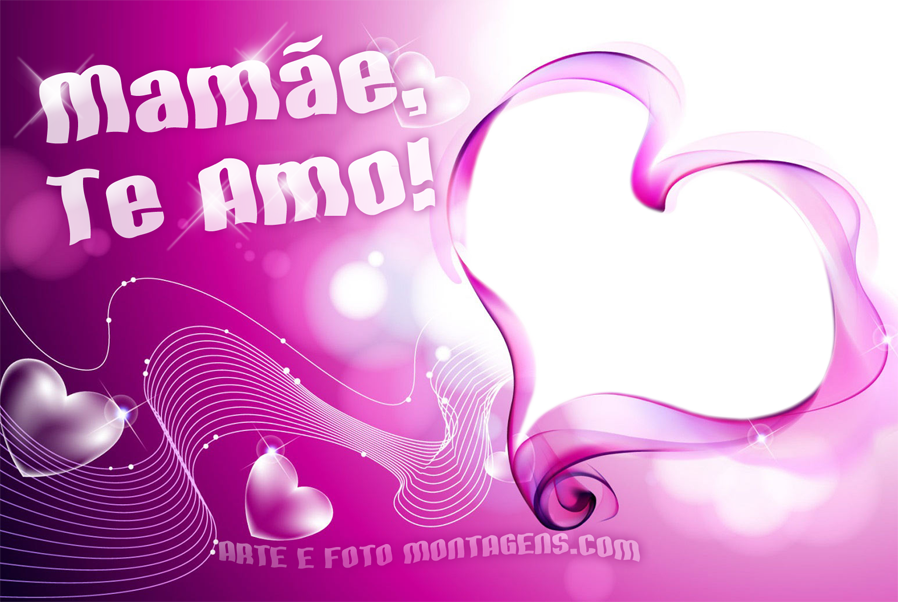Comemorativas - Dia Das Maes Coracao Amo Voce Mamae
