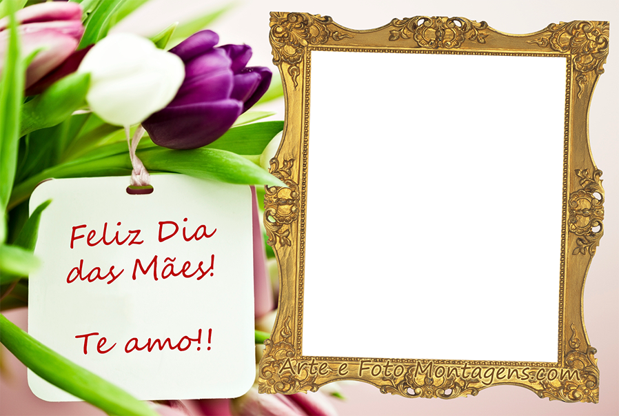 Comemorativas - Dia Das Maes Flores Com Cartao