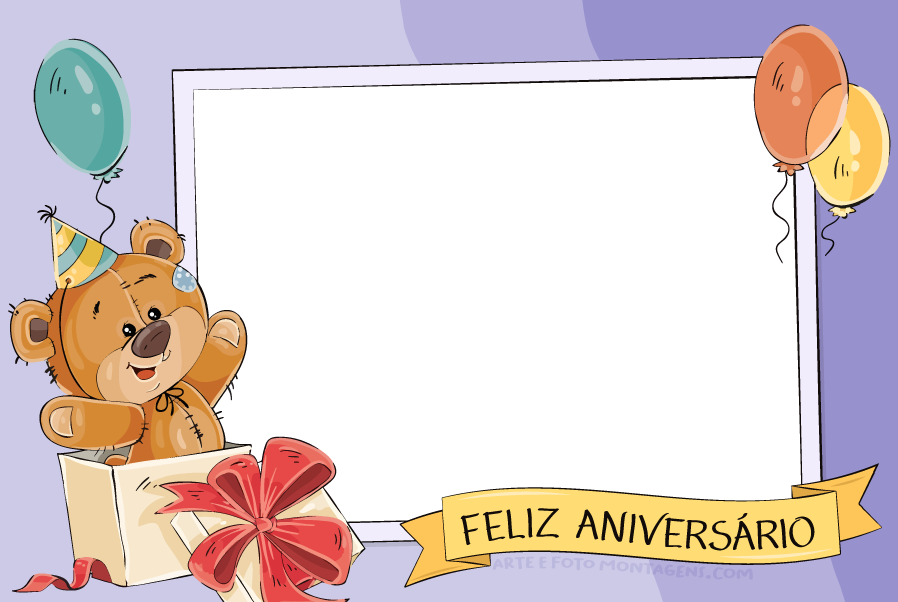 Comemorativas - Aniversario Ursinho Presente