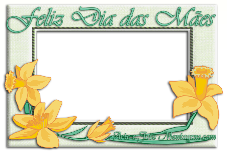 Comemorativas - Dia Das Maes Quadro Flores Amarelas