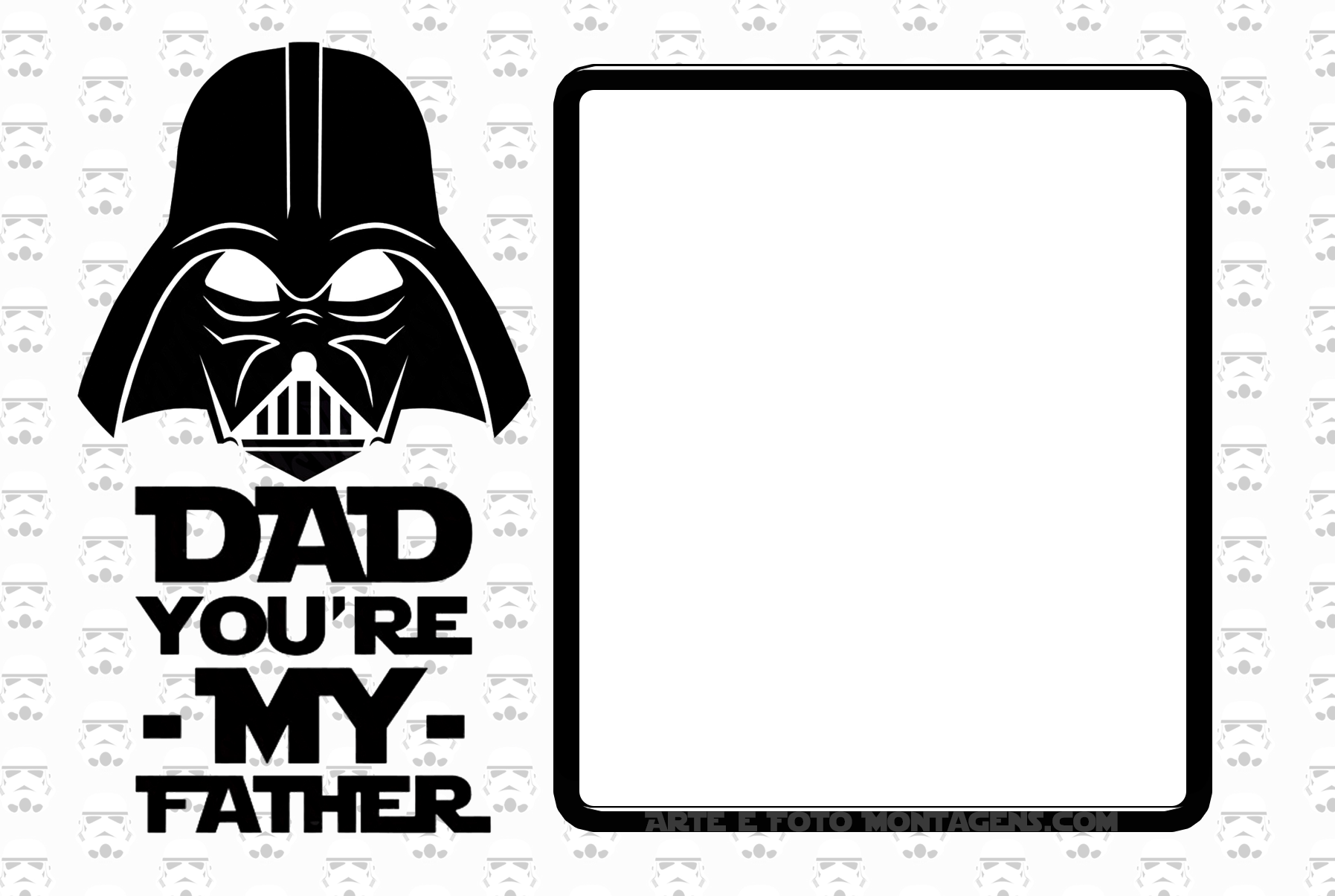 Comemorativas - Dia Dos Pais Darth Vader Comemorativas - Dia Dos Pais Darth Vader