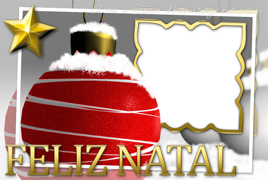 Final de Ano - Natal Bola Vermelha Estrela Dourada Final de Ano - Natal Bola Vermelha Estrela Dourada