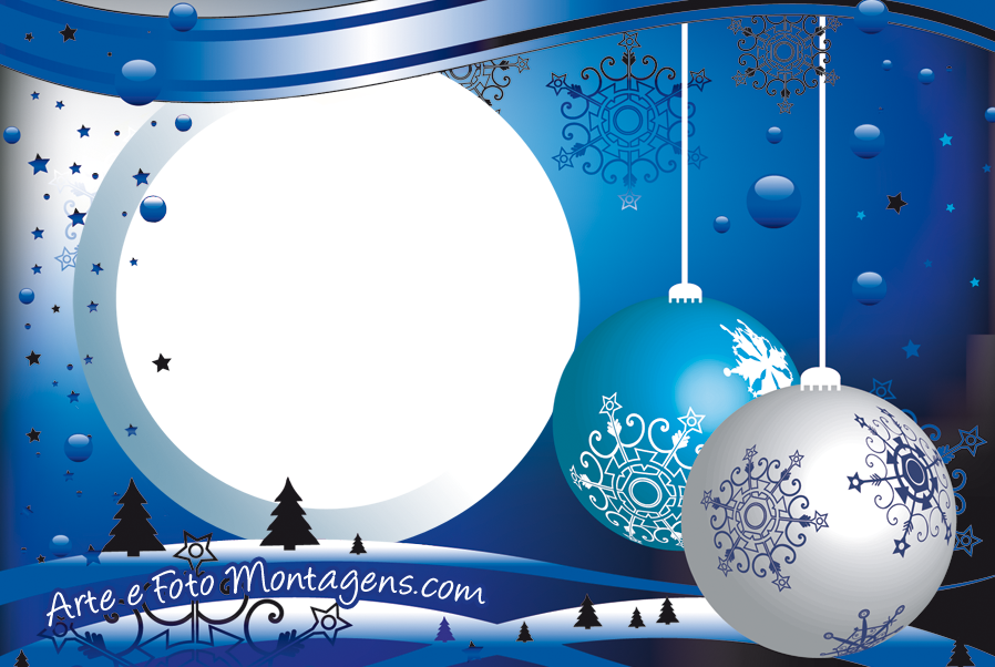 Final de Ano - Natal Bolas Azul