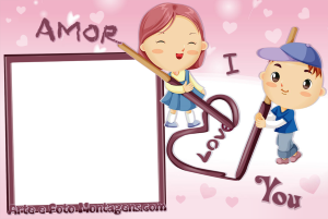 Moldura Amor - I Love You Moldura Amor - I Love You