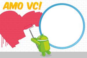 Moldura Amor - Android Coração Amo Você Moldura Amor - Android Coração Amo Você