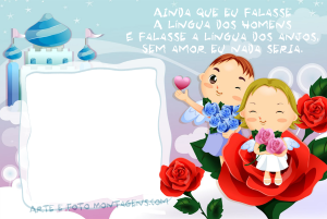 Moldura Amor - Sem Amor Eu Nada Seria Monte Castelo Moldura Amor - Sem Amor Eu Nada Seria Monte Castelo
