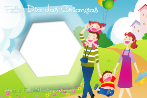 Moldura Comemorativa - Dia das Crianças Moldura Comemorativa - Dia das Crianças