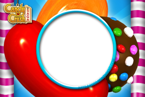 Moldura Diversas - Candy Crush Moldura Diversas - Candy Crush