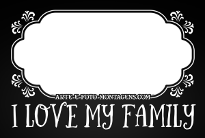 Moldura Diversas - Chalk Board Family Moldura Diversas - Chalk Board Family