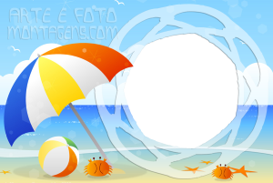 Moldura Diversas - Praia Guarda-sol Moldura Diversas - Praia Guarda-sol