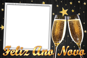 Moldura Natal - Ano Novo Brinde Estrelas Moldura Natal - Ano Novo Brinde Estrelas