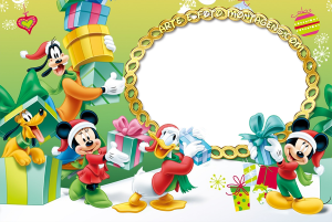 Moldura Natal - Disney Mickey Moldura Natal - Disney Mickey