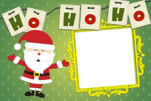 Moldura Natal - Ho Ho Ho Moldura Natal - Ho Ho Ho