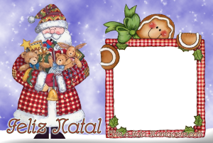 Moldura Natal - Noel Biscoito Moldura Natal - Noel Biscoito