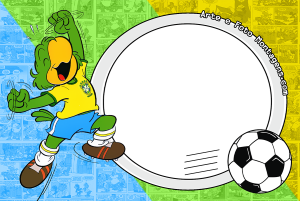 Moldura Times - Brasil Zé Carioca Moldura Times - Brasil Zé Carioca