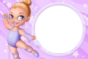 Moldura Infantil - Bailarina Baby Moldura Infantil - Bailarina Baby