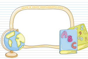 Moldura Infantil - Escolar Globo Livros Moldura Infantil - Escolar Globo Livros