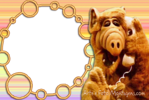 Moldura Personagens - Alf Moldura Personagens - Alf