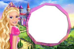 Moldura Personagens - Barbie Castelo De Diamantes Moldura Personagens - Barbie Castelo De Diamantes