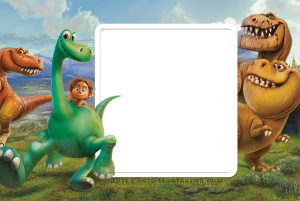 Moldura Personagens - Bom Dinossauro Moldura Personagens - Bom Dinossauro