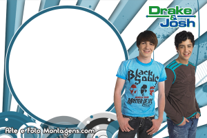 Moldura Personagens - Drake E Josh Moldura Personagens - Drake E Josh