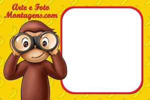 Moldura Personagens - George O Curioso Moldura Personagens - George O Curioso