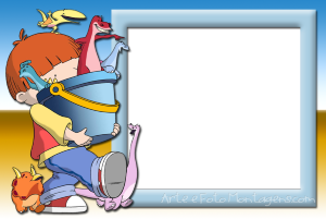 Moldura Personagens - Harry E O Balde De Dinossauros Moldura Personagens - Harry E O Balde De Dinossauros
