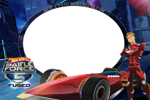 Moldura Personagens - Hot Wheels Battle Force 5 Moldura Personagens - Hot Wheels Battle Force 5