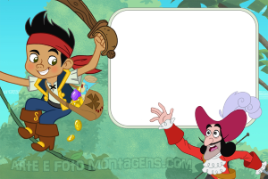 Moldura Personagens - Jake E Os Piratas Moldura Personagens - Jake E Os Piratas