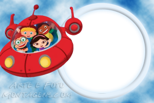 Moldura Personagens - Little Einsteins Moldura Personagens - Little Einsteins