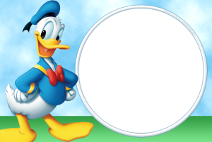 Moldura Personagens - Mickey Pato Donald Moldura Personagens - Mickey Pato Donald