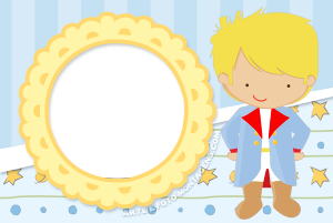 Moldura Personagens - Pequeno Principe Baby Moldura Personagens - Pequeno Principe Baby