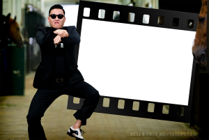 Moldura Personagens - Psy Gangnam Style Moldura Personagens - Psy Gangnam Style