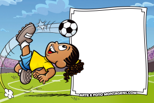 Moldura Personagens - Ronaldinho Gaucho Moldura Personagens - Ronaldinho Gaucho