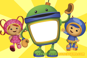Moldura Personagens - Team Umizoomi Moldura Personagens - Team Umizoomi