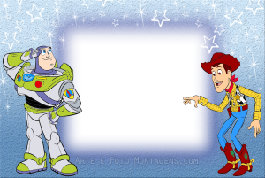 Moldura Personagens - Toy Story Buzz Lightyear Woody Moldura Personagens - Toy Story Buzz Lightyear Woody