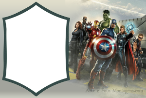 Moldura Personagens - Vingadores Avengers 2 Moldura Personagens - Vingadores Avengers 2