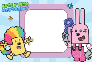 Moldura Personagens - Wow Wow Wubbzy Moldura Personagens - Wow Wow Wubbzy