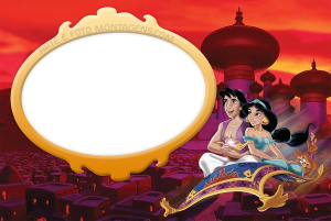 Moldura Personagens - Aladdin Moldura Personagens - Aladdin