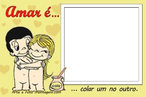 Moldura Personagens - Amar E Moldura Personagens - Amar E