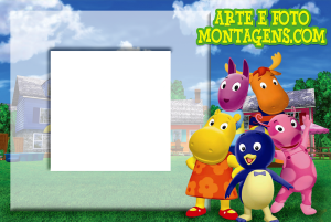 Moldura Personagens - Backyardigans Moldura Personagens - Backyardigans
