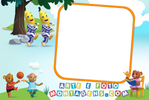 Moldura Personagens - Bananas De Pijamas Moldura Personagens - Bananas De Pijamas