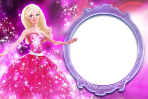 Moldura Personagens - Barbie Moldura Personagens - Barbie