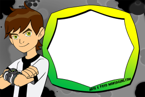 Moldura Personagens - Ben 10 Moldura Personagens - Ben 10