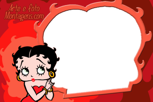 Moldura Personagens - Betty Boop Moldura Personagens - Betty Boop