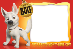 Moldura Personagens - Bolt Moldura Personagens - Bolt